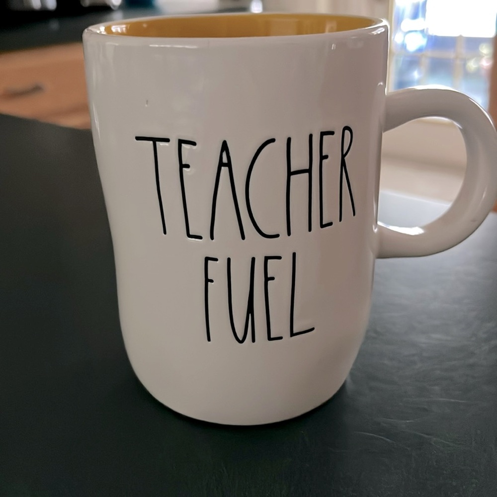 Rae Dunn Oversized Teacher coffee mug.